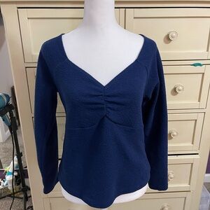 Maeve by‎ Anthropologie Sweetheart textured long sleeve size medium preowned
